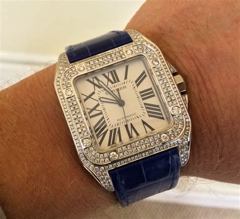 cartier diamond watch for sale|cartier diamond watches for women.